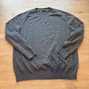 Uniqlo Men's Crewneck Cashmere Sweater - Charcoal